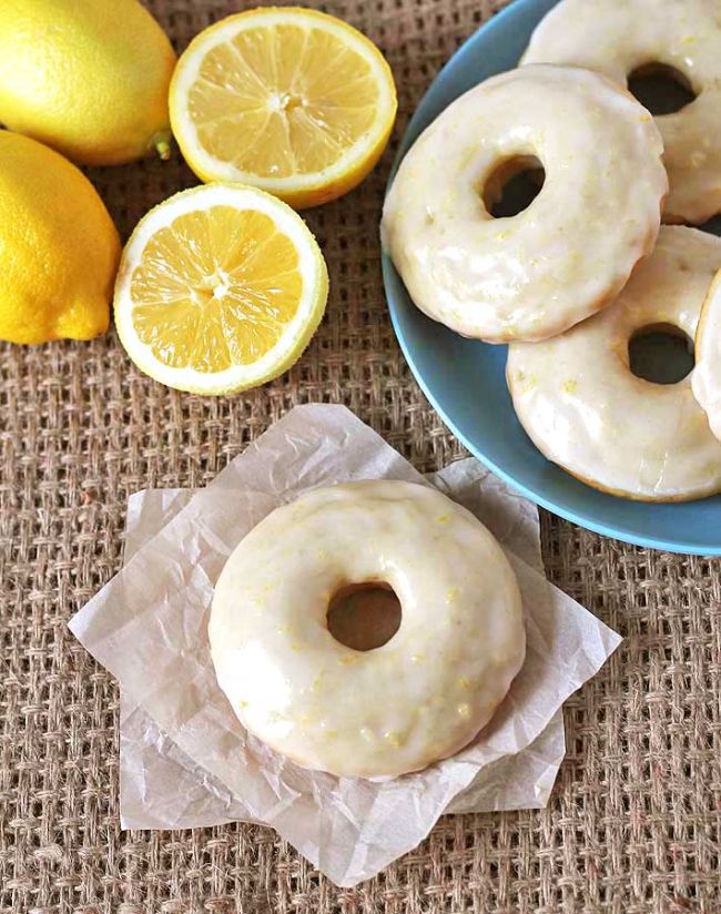 Baked Lemon Doughnuts