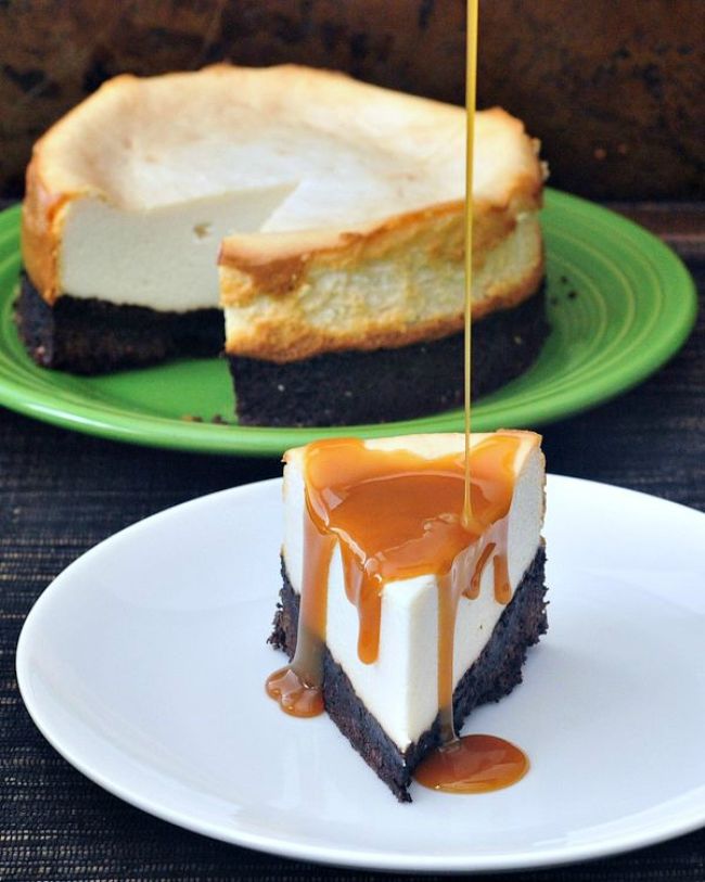 Brownie Bottomed Cheesecake