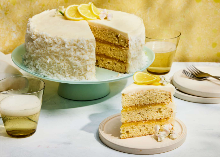 Lemon Cake Rasa Asam Manis yang Ringan dan Menyegarkan